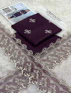 Purple Embroidered Lawn Shirt & Trouser Set