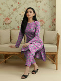 Pink Printed Dobby Lawn 2Pcs Shirt Trouser Set