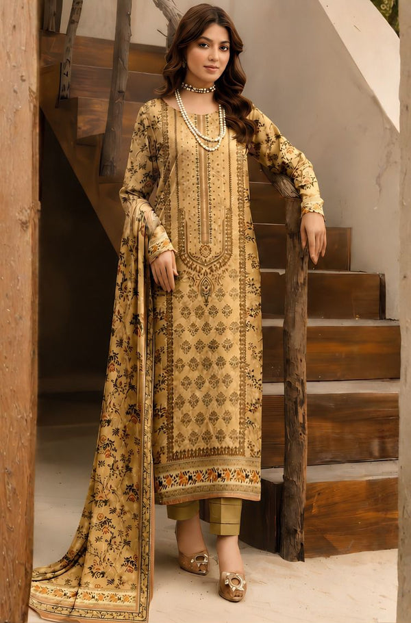3 piece lawn suit Mausummery V6-4