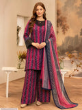 Red Printed Lawn 3Pcs Set for Women