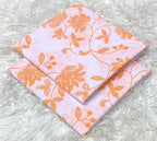 Orange Printed Lawn 2Pcs Shirt Trouser Set