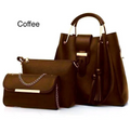 Rexine Handbag Set 3-Piece Office School Wedding