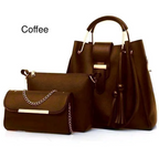 Rexine Handbag Set 3-Piece Office School Wedding