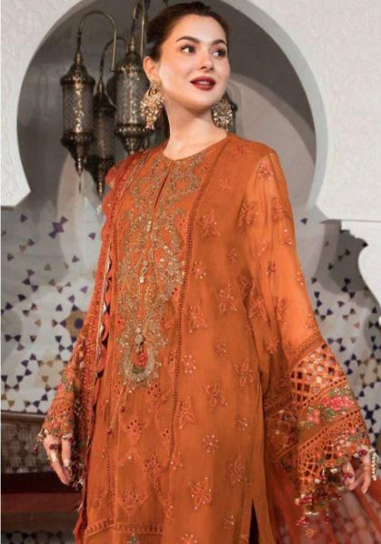Maria B unstitched 3 piece embroidered summer suit