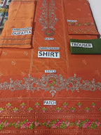 Maria B unstitched 3 piece embroidered summer suit