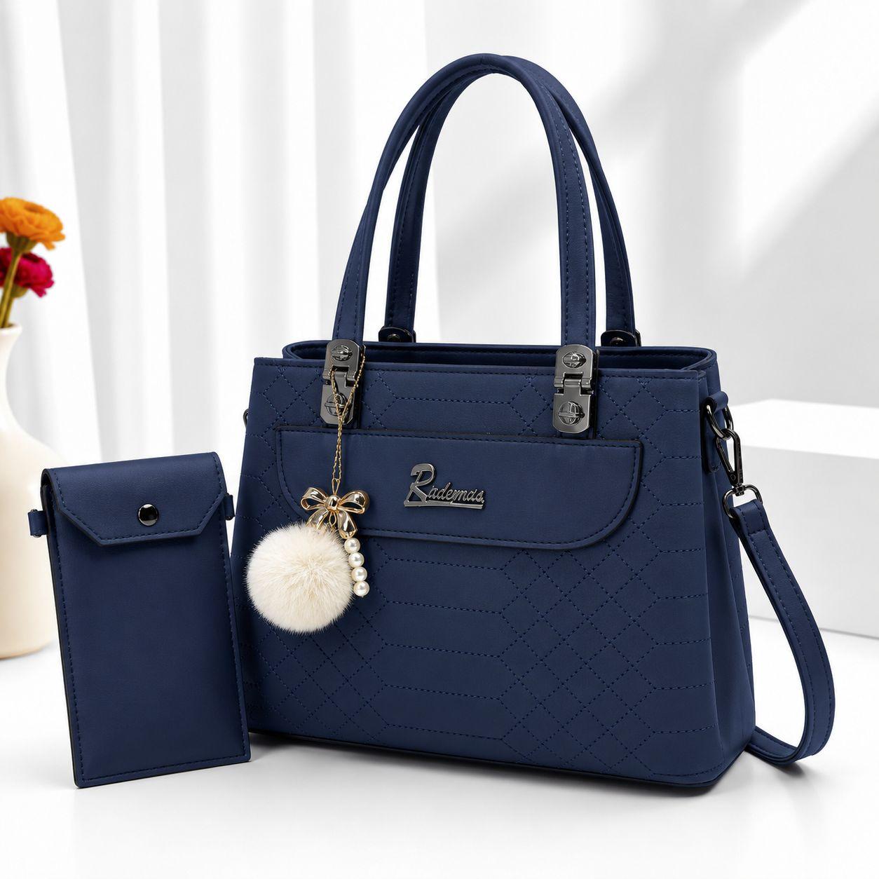 Medium Size Hand Bag With 3 Pocket