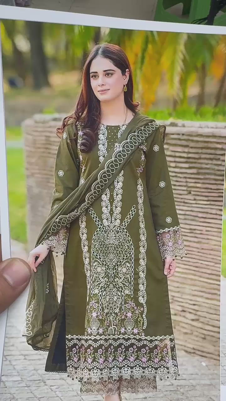 3 piece lawn suit LIBAAS